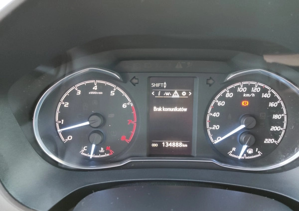 Toyota Yaris cena 49900 przebieg: 134000, rok produkcji 2020 z Trzebinia małe 781